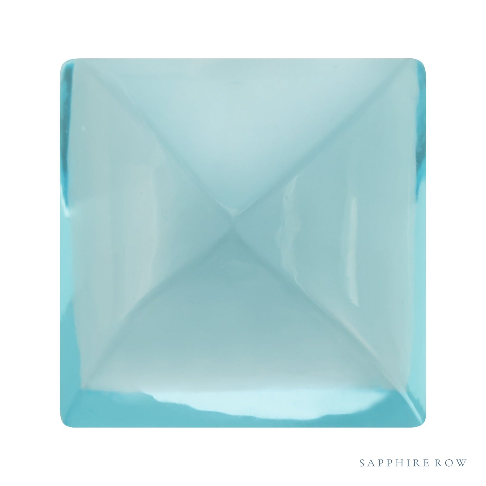 7 mm natural swiss blue topaz, square cut | Sapphire Row · cut7