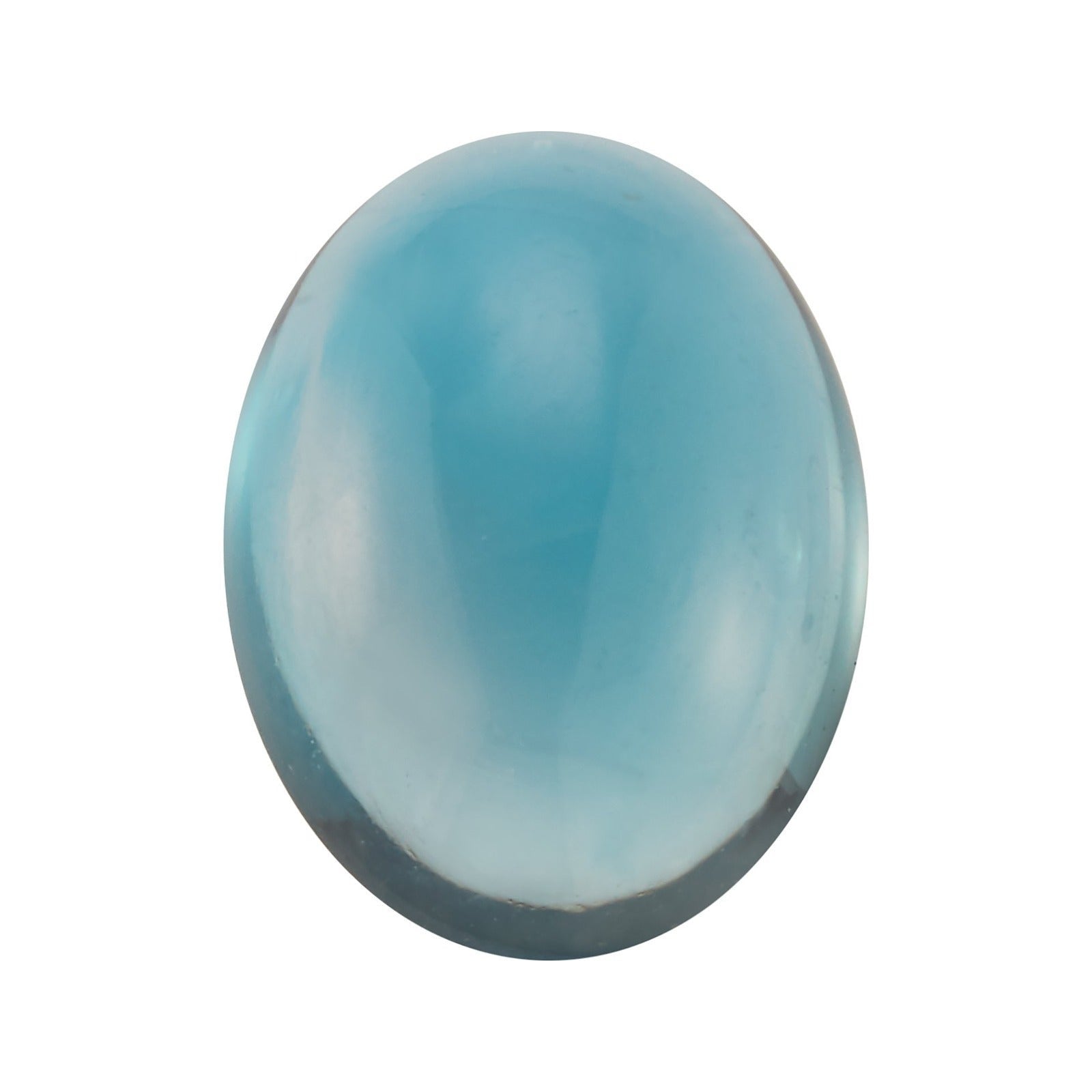 8x6 mm natural london blue topaz, oval cut | Sapphire Row · cut7