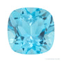 12 mm natural swiss blue topaz, cushion cut | Sapphire Row · cut4