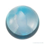 10 mm natural london blue topaz, round cut | Sapphire Row · cut4