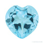 10 mm natural sky blue topaz, heart cut | Sapphire Row · cut7