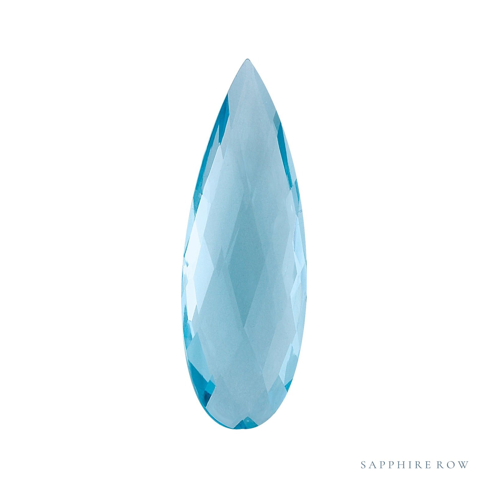 30x10 mm natural sky blue topaz, pear cut | Sapphire Row · cut7