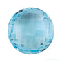 10 mm natural sky blue topaz, round cut | Sapphire Row · cut7