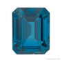 9x7 mm natural london blue topaz, emerald cut | Sapphire Row · cut7