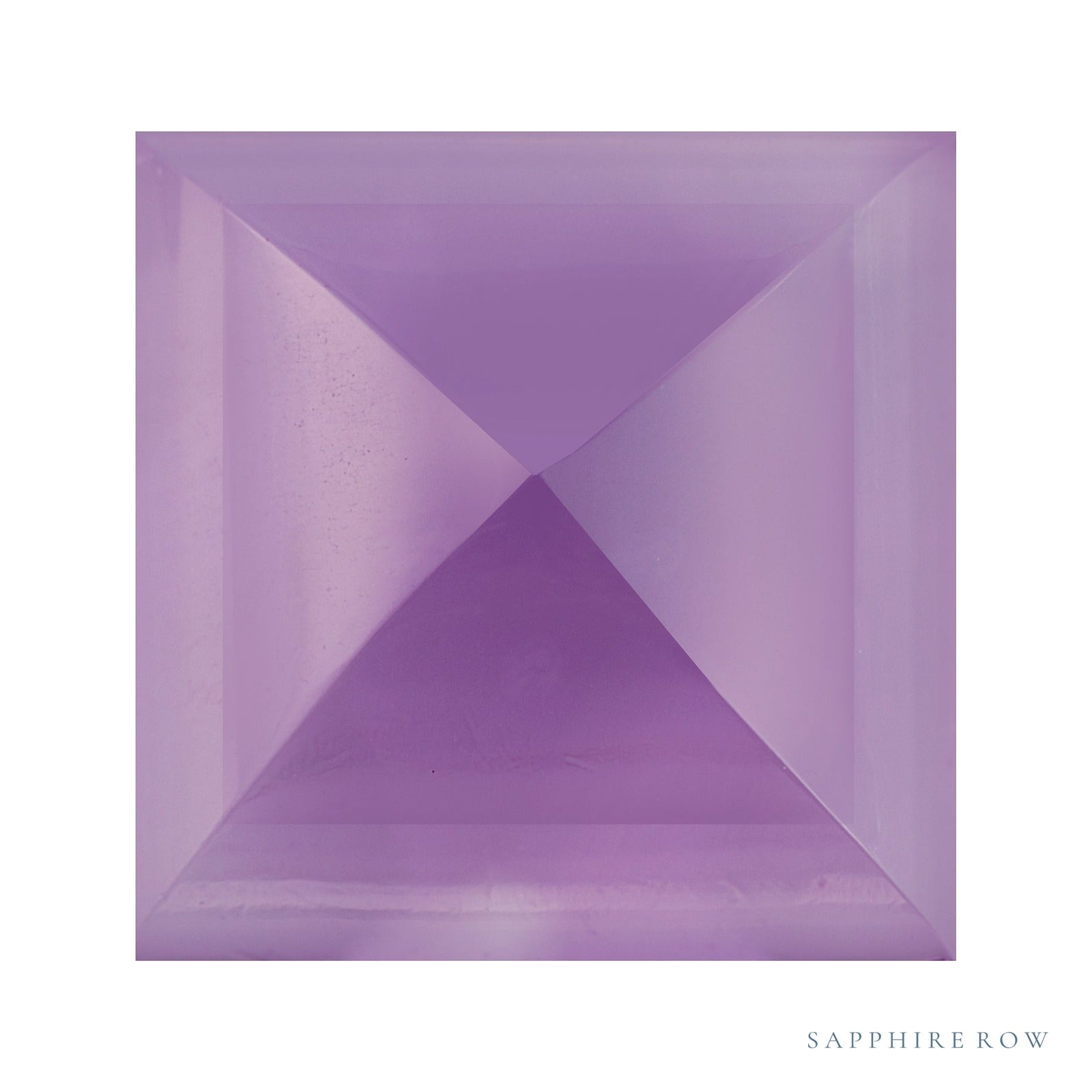10 mm natural purple amethyst, square cut | Sapphire Row · cut7