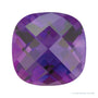 12 mm Cushion Natural Purple Amethyst – Checkerboard-Cut – AA Quality — Sapphire Row · cut4