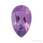 14x9 mm natural purple amethyst, pear cut | Sapphire Row · cut7