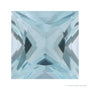 5.5 mm natural aqua aquamarine, square cut | Sapphire Row · cut4