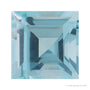 4 mm natural aqua aquamarine, square cut | Sapphire Row · cut4
