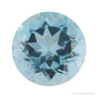 4.25 mm natural aqua aquamarine, round cut | Sapphire Row · cut7