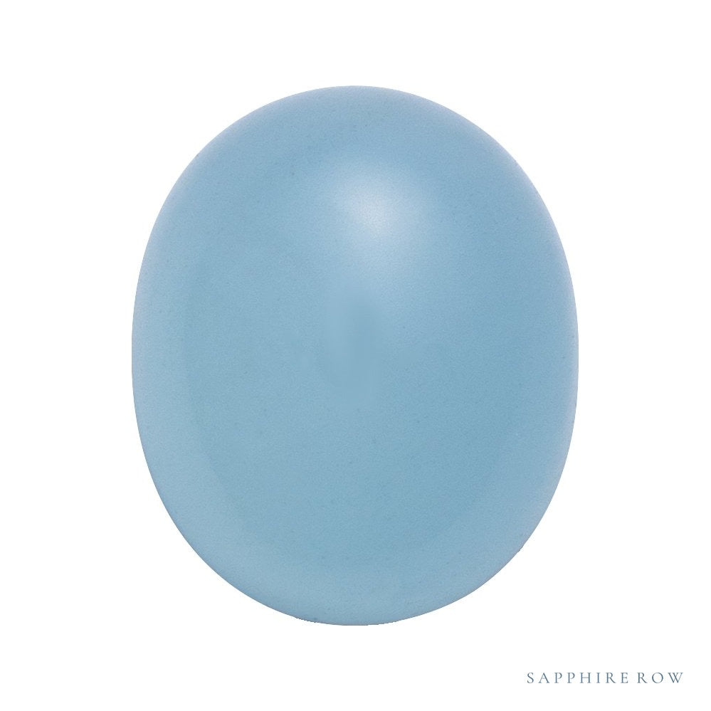 8x6 mm natural milky blue aquamarine, oval cut | Sapphire Row · cut4 · cut5