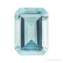 9x7 mm natural aqua aquamarine, emerald cut | Sapphire Row · cut7