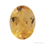 14x12 mm natural orange citrine, oval cut | Sapphire Row · cut7