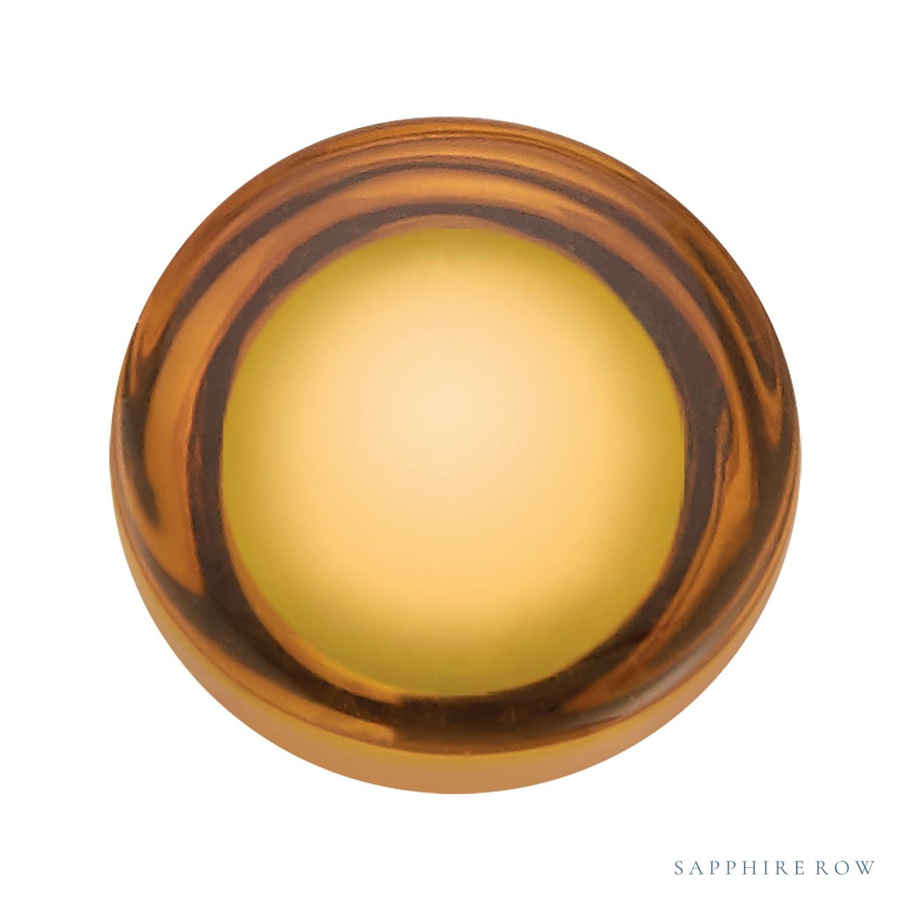 10 mm natural orange citrine, round cut | Sapphire Row · cut4 · cut5