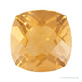 10 mm natural orange citrine, cushion cut | Sapphire Row · cut7