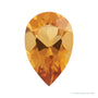 15x10 mm natural orange citrine, pear cut | Sapphire Row · cut7