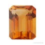 9x7 mm natural orange citrine, emerald cut | Sapphire Row · cut7