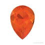 8x5 mm natural reddish orange opal, pear cut | Sapphire Row · cut7