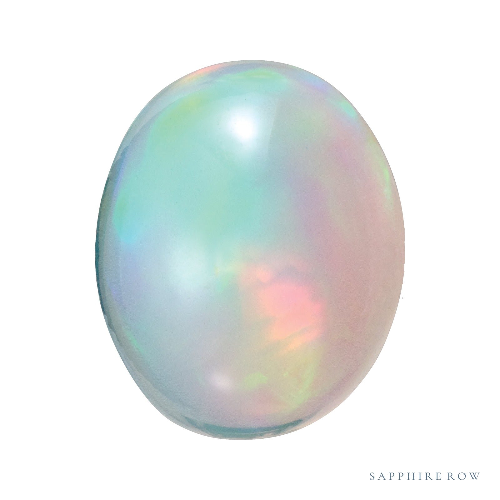 9x7 mm natural ethiopian opal, oval cut | Sapphire Row · cut7