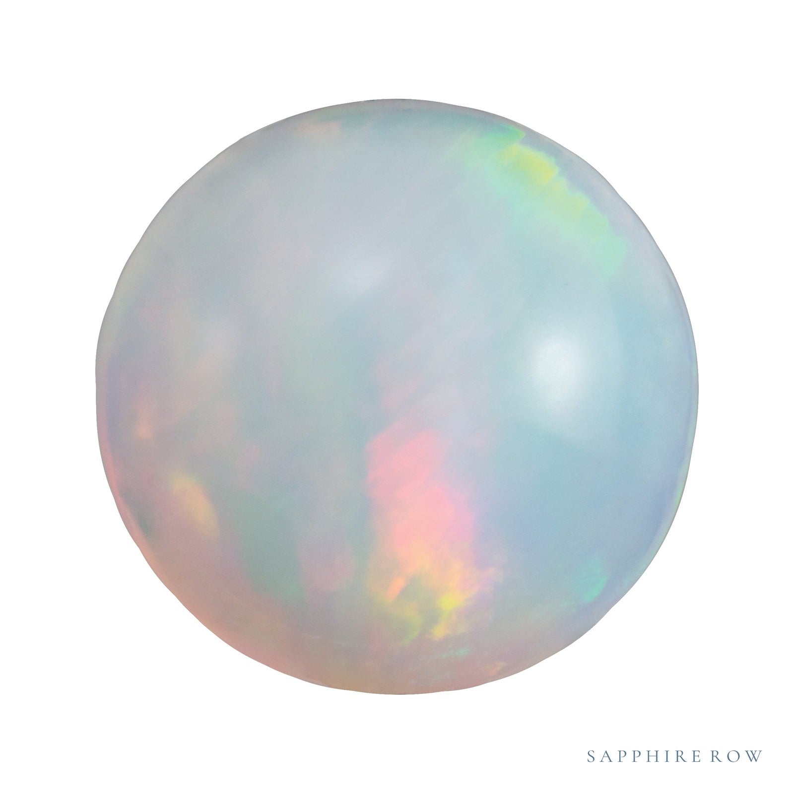 7 mm natural ethiopian opal, round cut | Sapphire Row · cut7