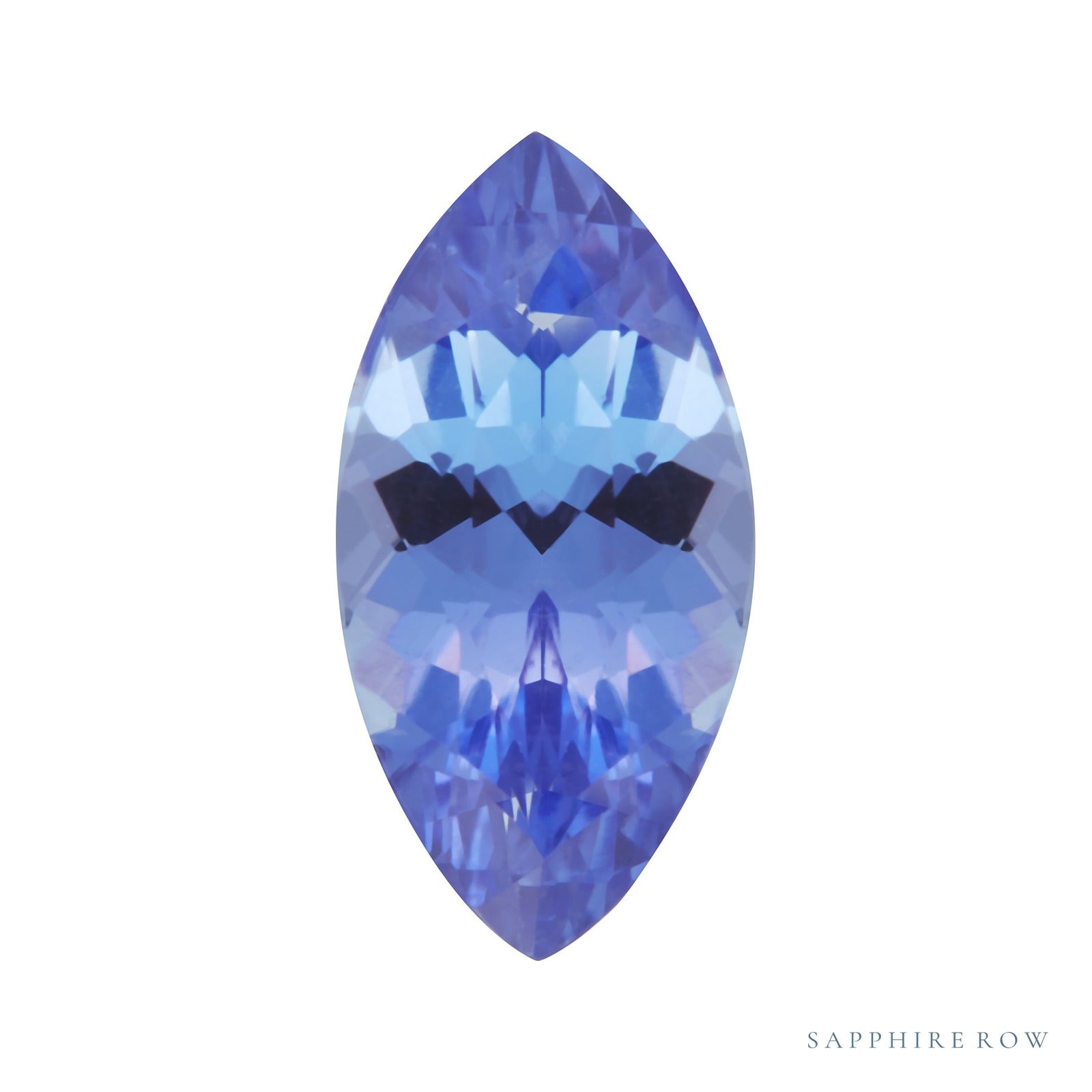 9x4.5 mm natural purple tanzanite, marquise cut | Sapphire Row · cut4 · cut5