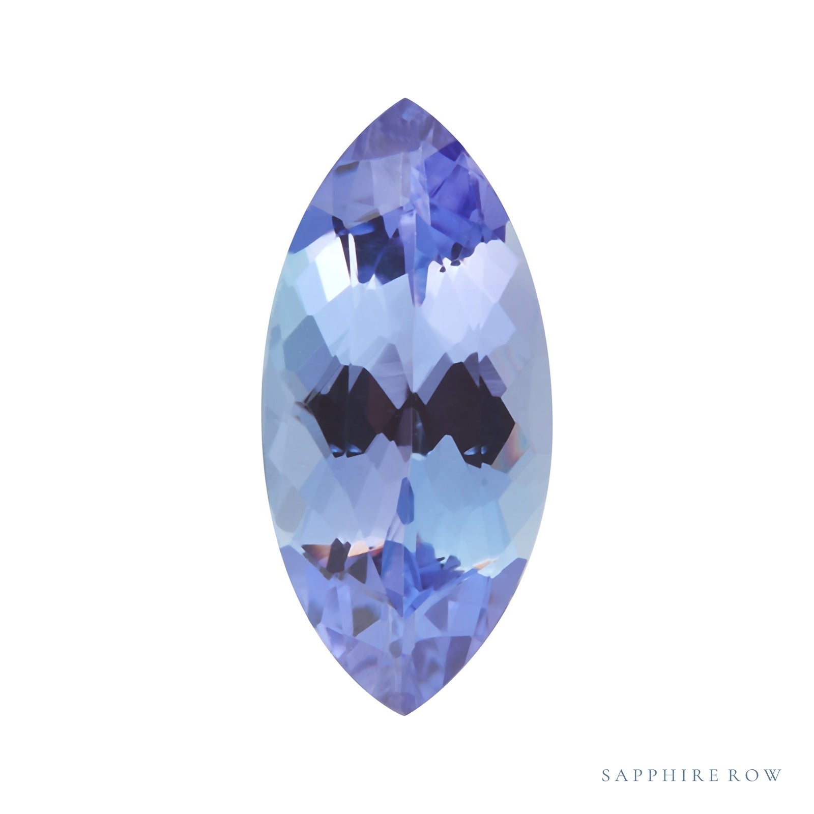 10x5 mm natural purple tanzanite, marquise cut | Sapphire Row · cut4