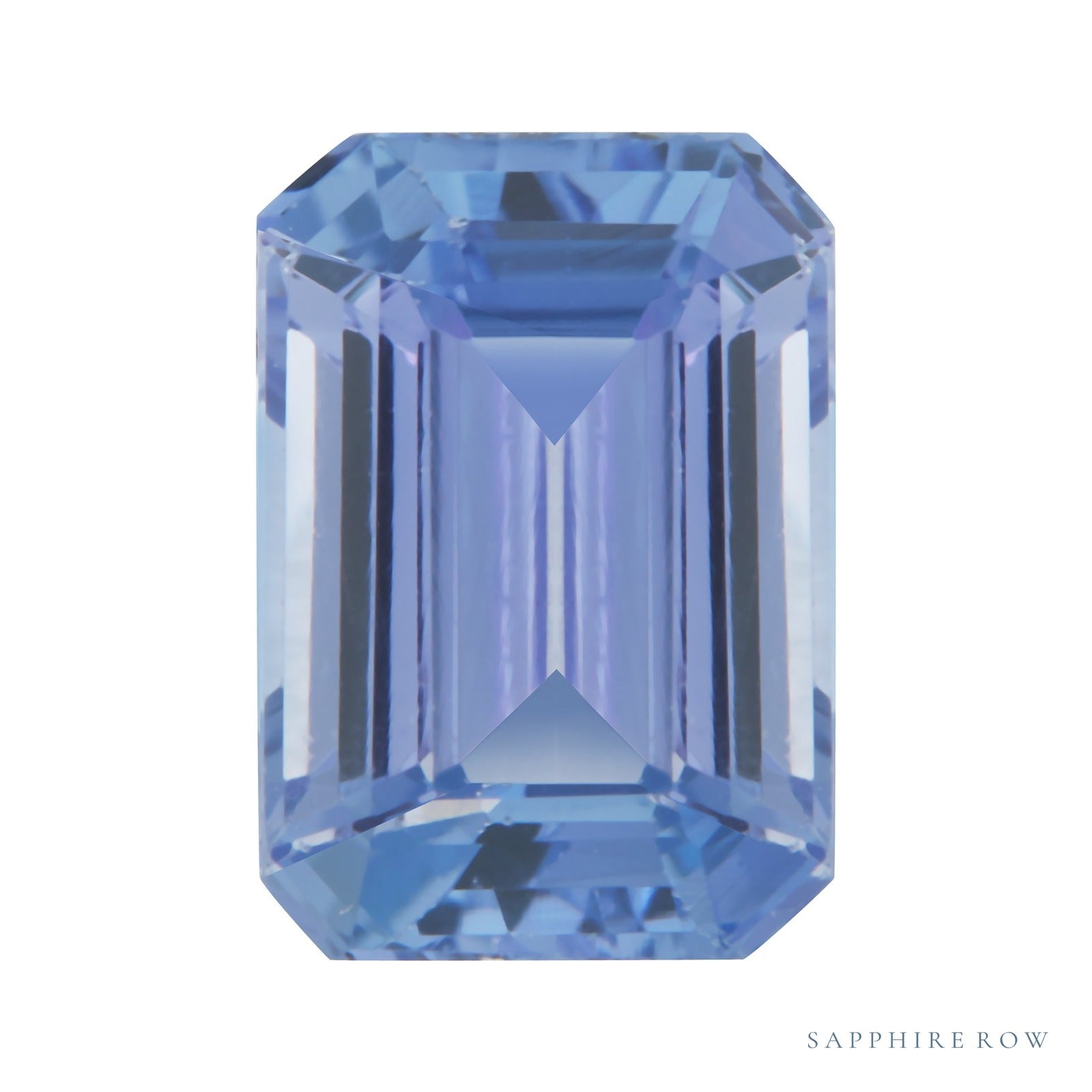 8x6 mm Emerald Natural Purple Tanzanite – Step-Cut – AA Quality — Sapphire Row · cut4