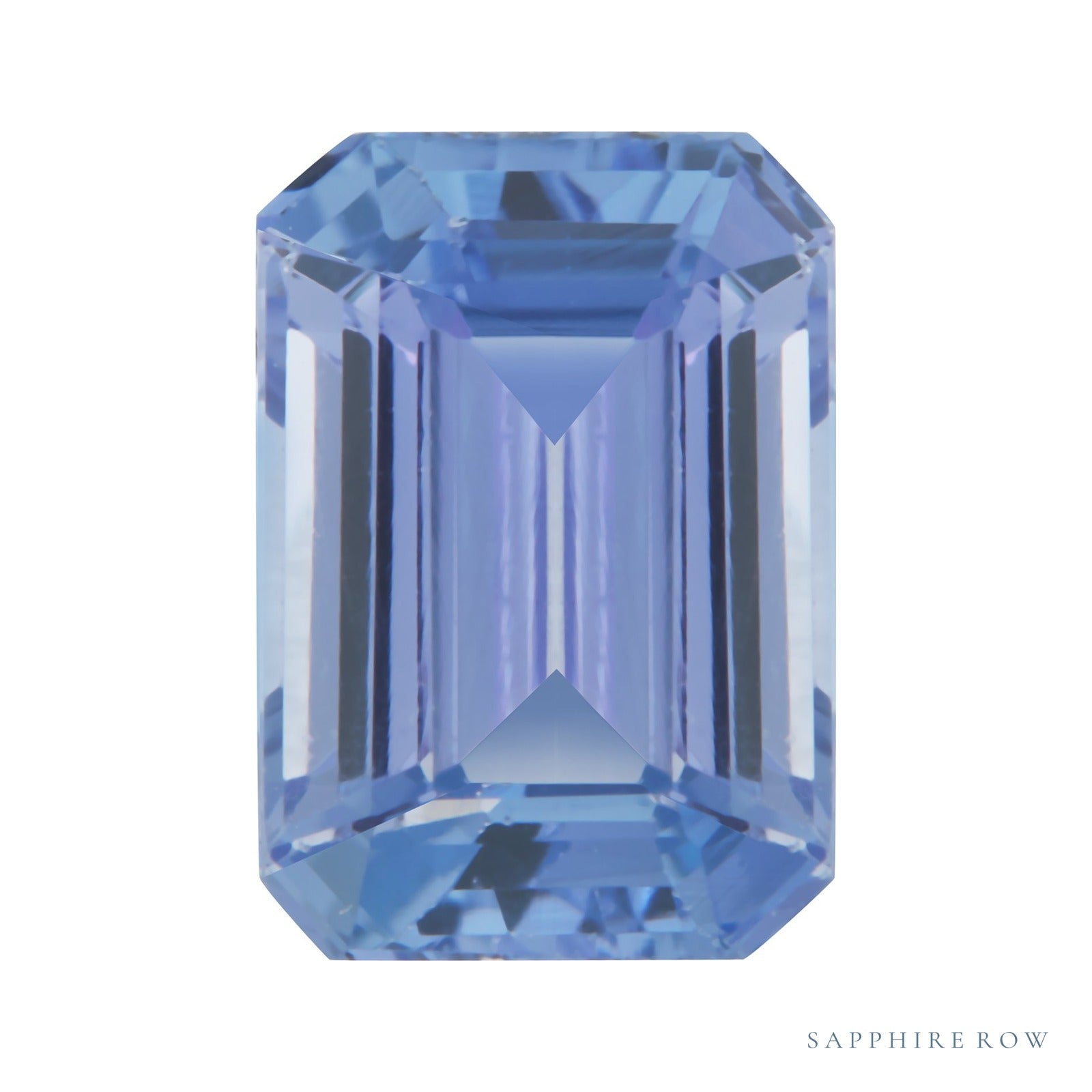 5x3 mm natural purple tanzanite, emerald cut | Sapphire Row · cut4 · cut5