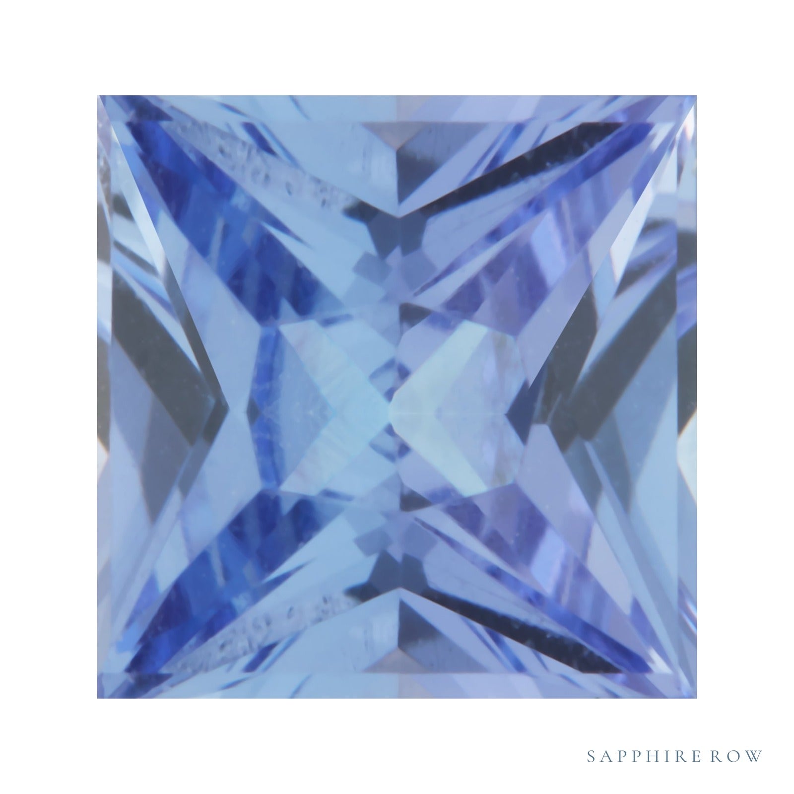 5 mm natural purple tanzanite, square cut | Sapphire Row · cut4 · cut5