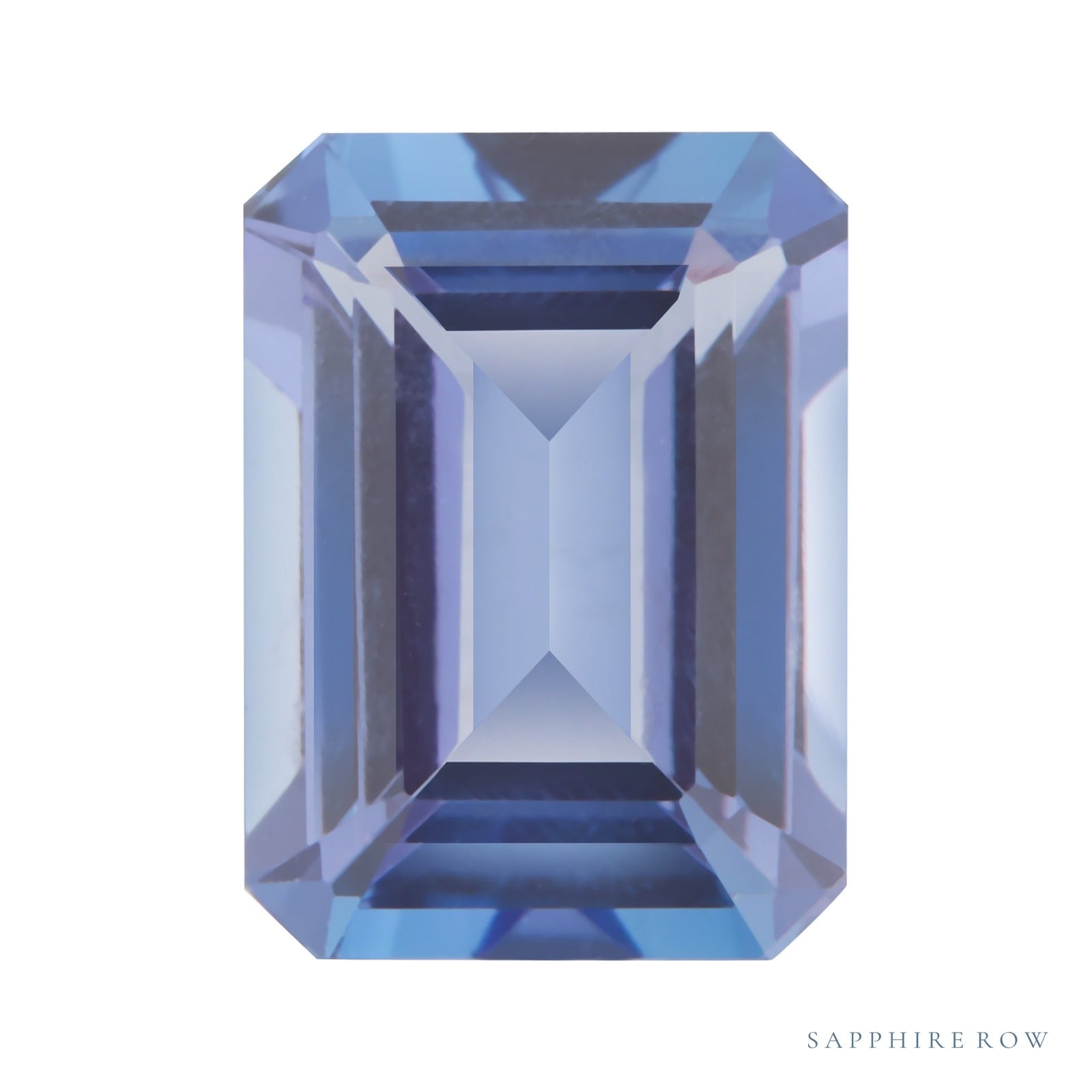 8x6 mm Emerald Natural Purple Tanzanite – Step-Cut – AAA Quality — Sapphire Row · cut4