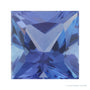 5 mm natural purple tanzanite, square cut | Sapphire Row · cut4