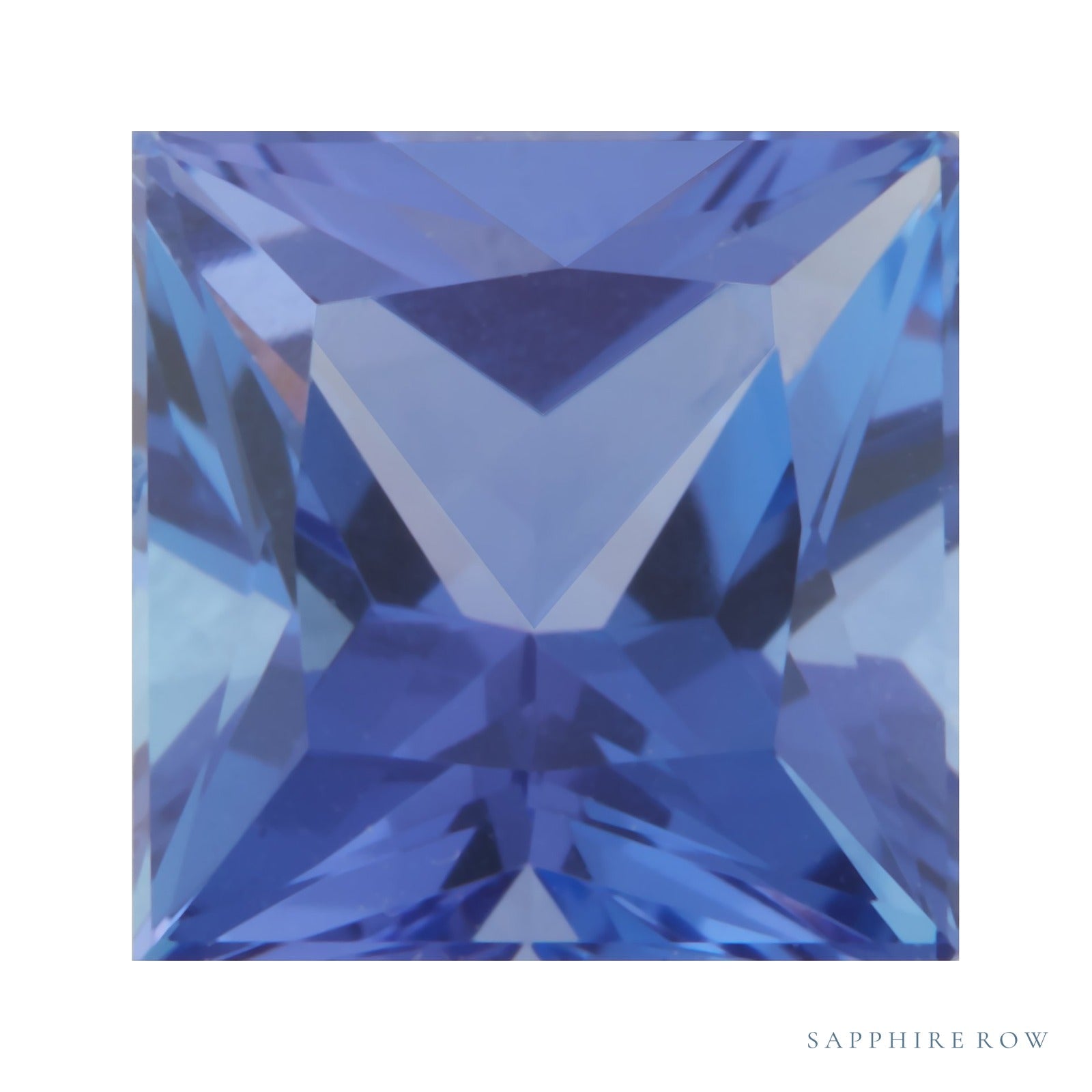 5 mm natural purple tanzanite, square cut | Sapphire Row · cut4 · cut5