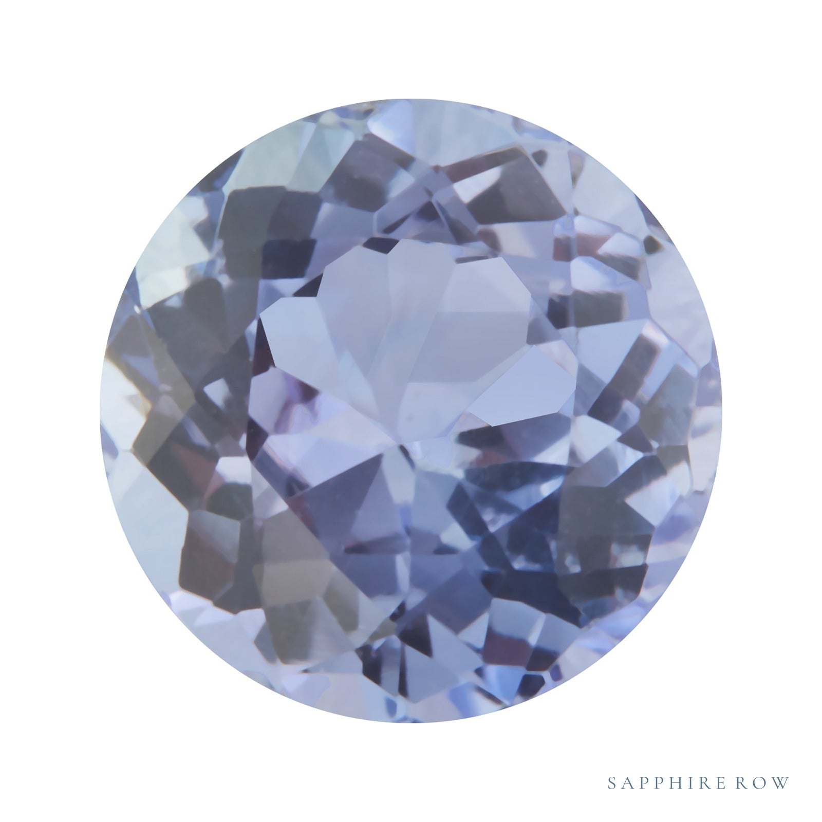 6 mm natural purple tanzanite, round cut | Sapphire Row · cut4 · cut5