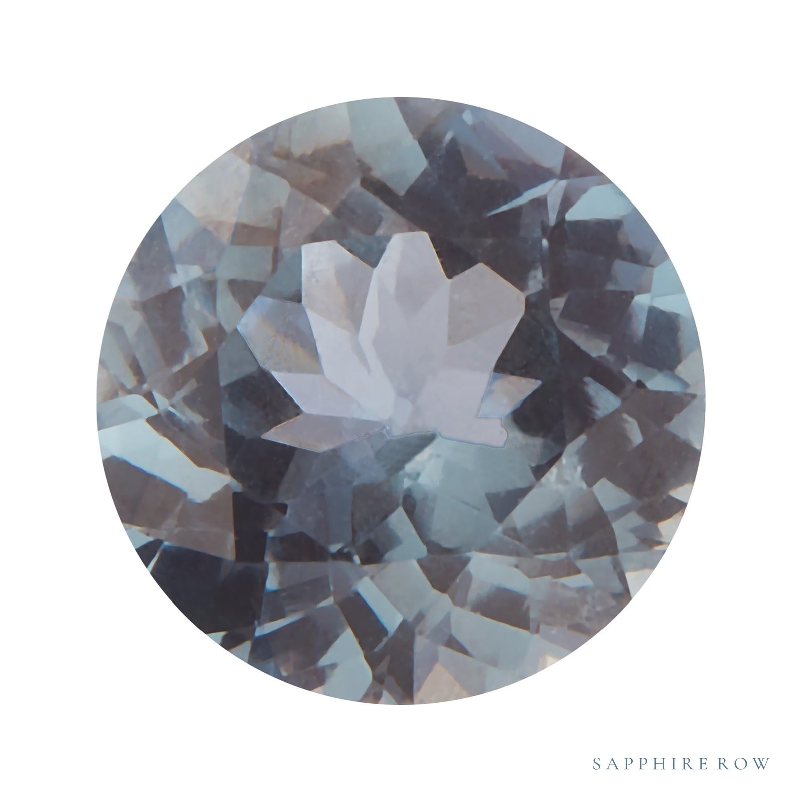 5 mm natural gray spinel, round cut | Sapphire Row · cut7