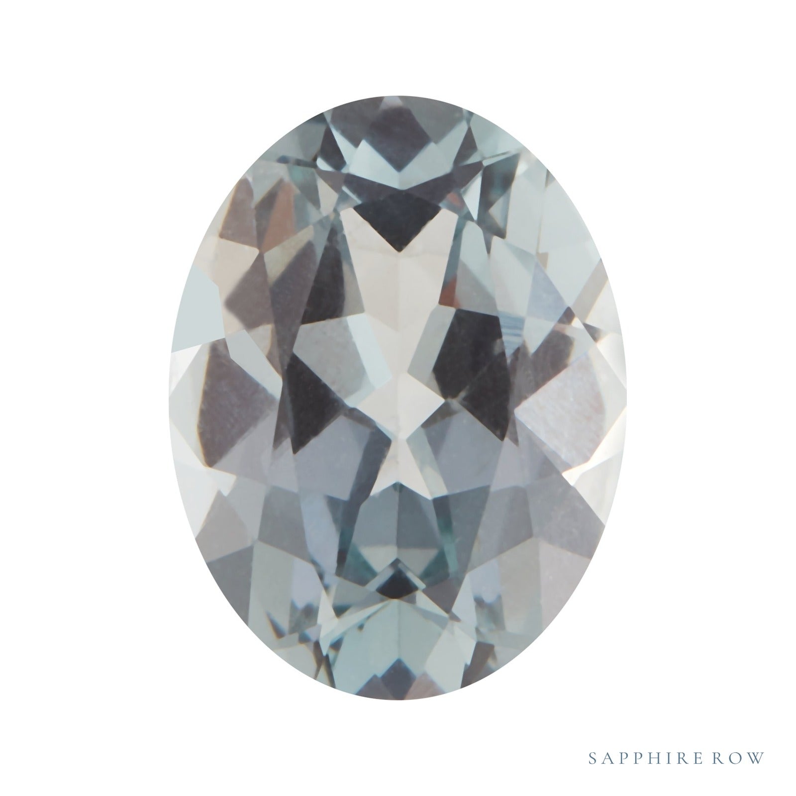 7x5 mm natural gray spinel, oval cut | Sapphire Row · cut4 · cut5