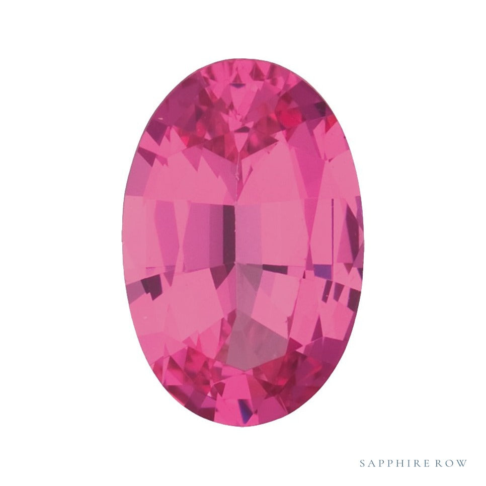 6x4 mm natural pink spinel, oval cut | Sapphire Row · cut4 · cut5