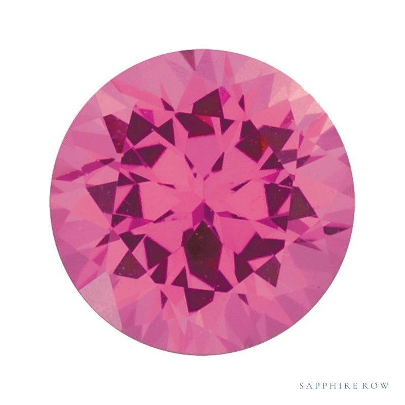 4 mm natural pink spinel, round cut | Sapphire Row · cut4 · cut5