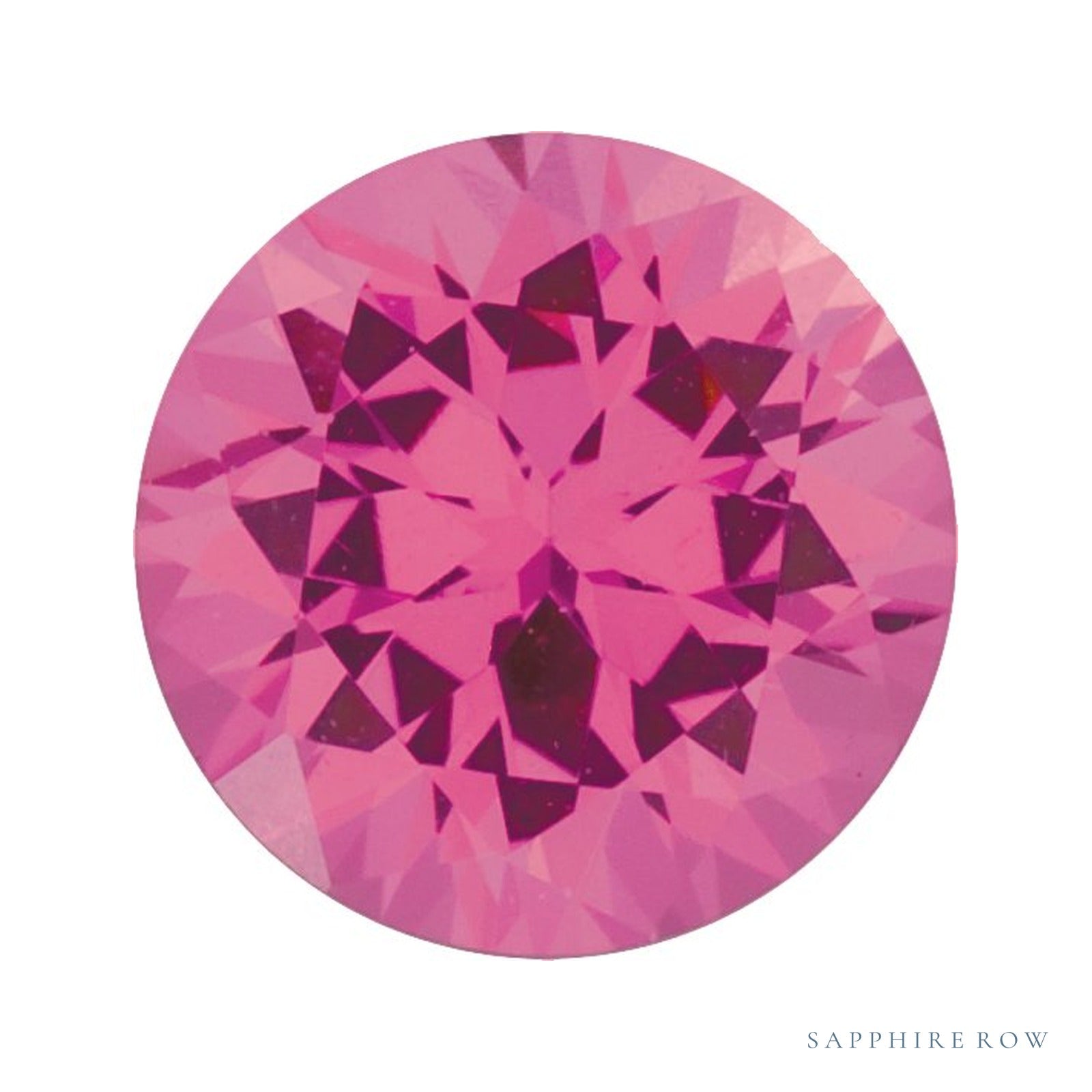 5 mm Round Natural Pink Spinel – Faceted Cut – AA Quality — Sapphire Row · cut4