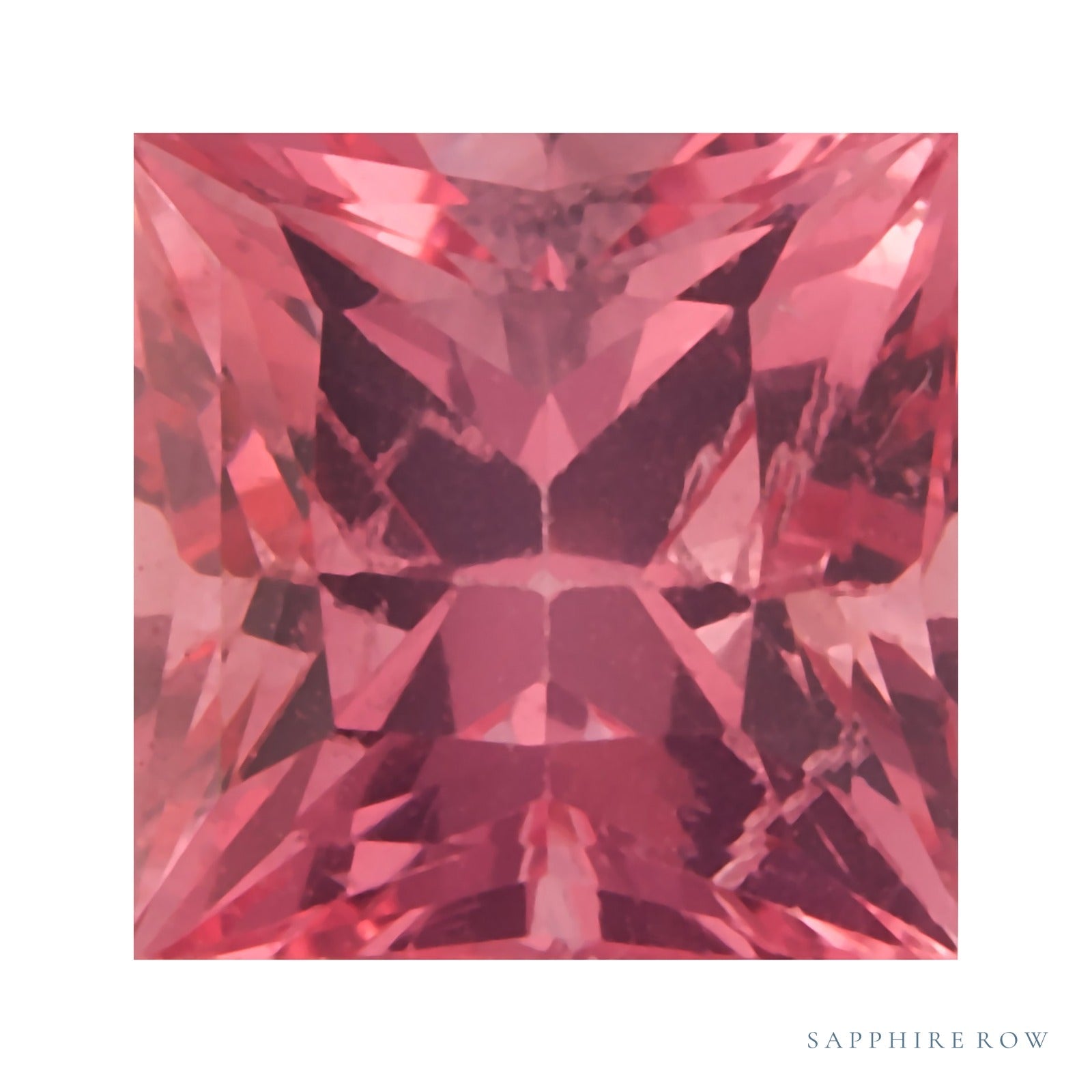4 mm natural pink spinel, square cut | Sapphire Row · cut4