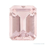 8x6 mm natural pink morganite, emerald cut | Sapphire Row · cut4