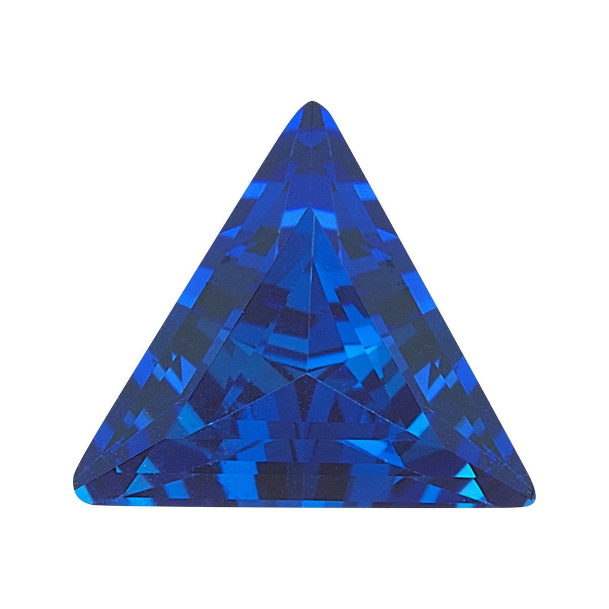 4 mm lab-grown blue sapphire, triangle cut | Sapphire Row · cut7