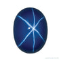 5x3 mm lab-grown blue star sapphire, oval cut | Sapphire Row · cut7