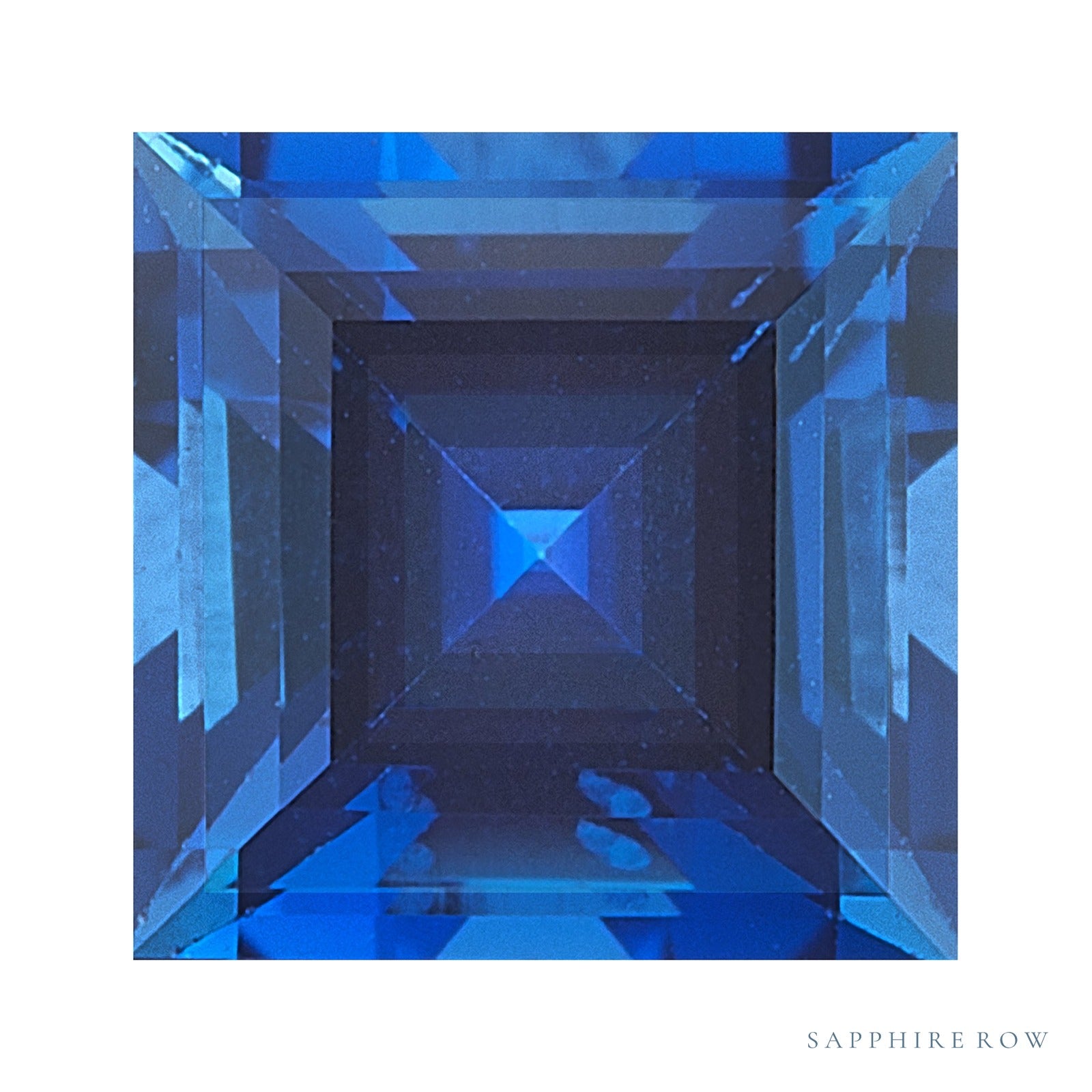 2 mm lab-grown blue sapphire, square cut | Sapphire Row · cut4