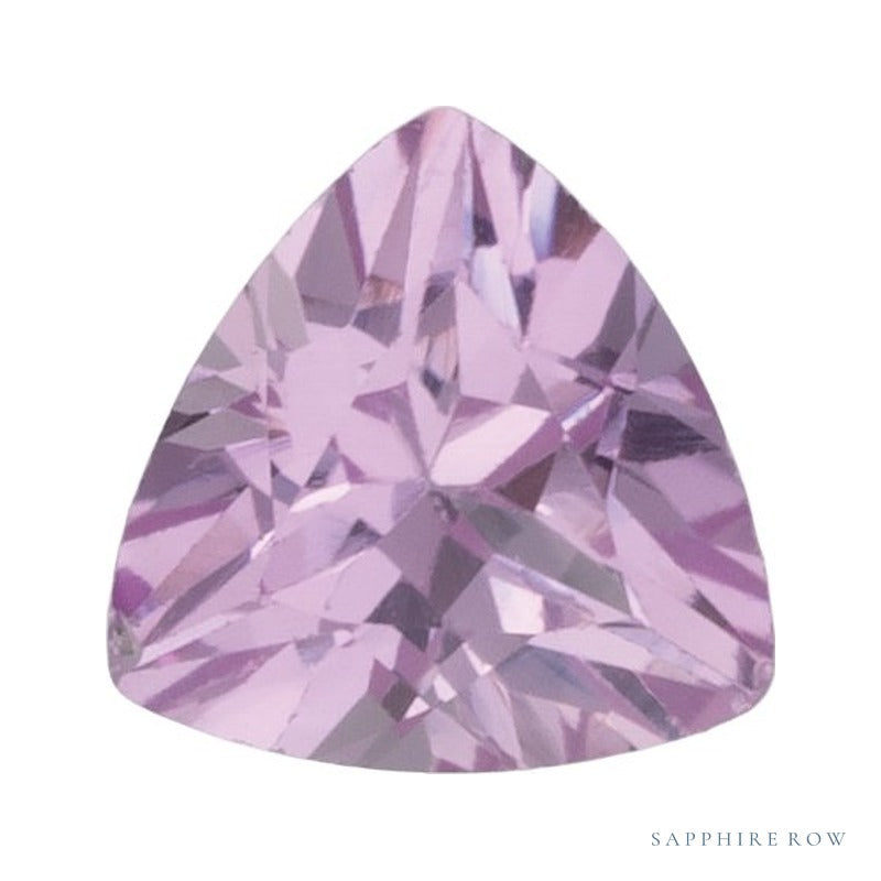 4 mm lab-grown pink sapphire, trillion cut | Sapphire Row · cut7