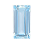 3.5x2 mm lab-grown aqua sapphire, straight baguette cut | Sapphire Row · cut7