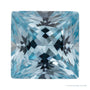 2 mm lab-grown aqua sapphire, square cut | Sapphire Row · cut7