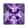 3 mm lab-grown purple sapphire, square cut | Sapphire Row · cut7