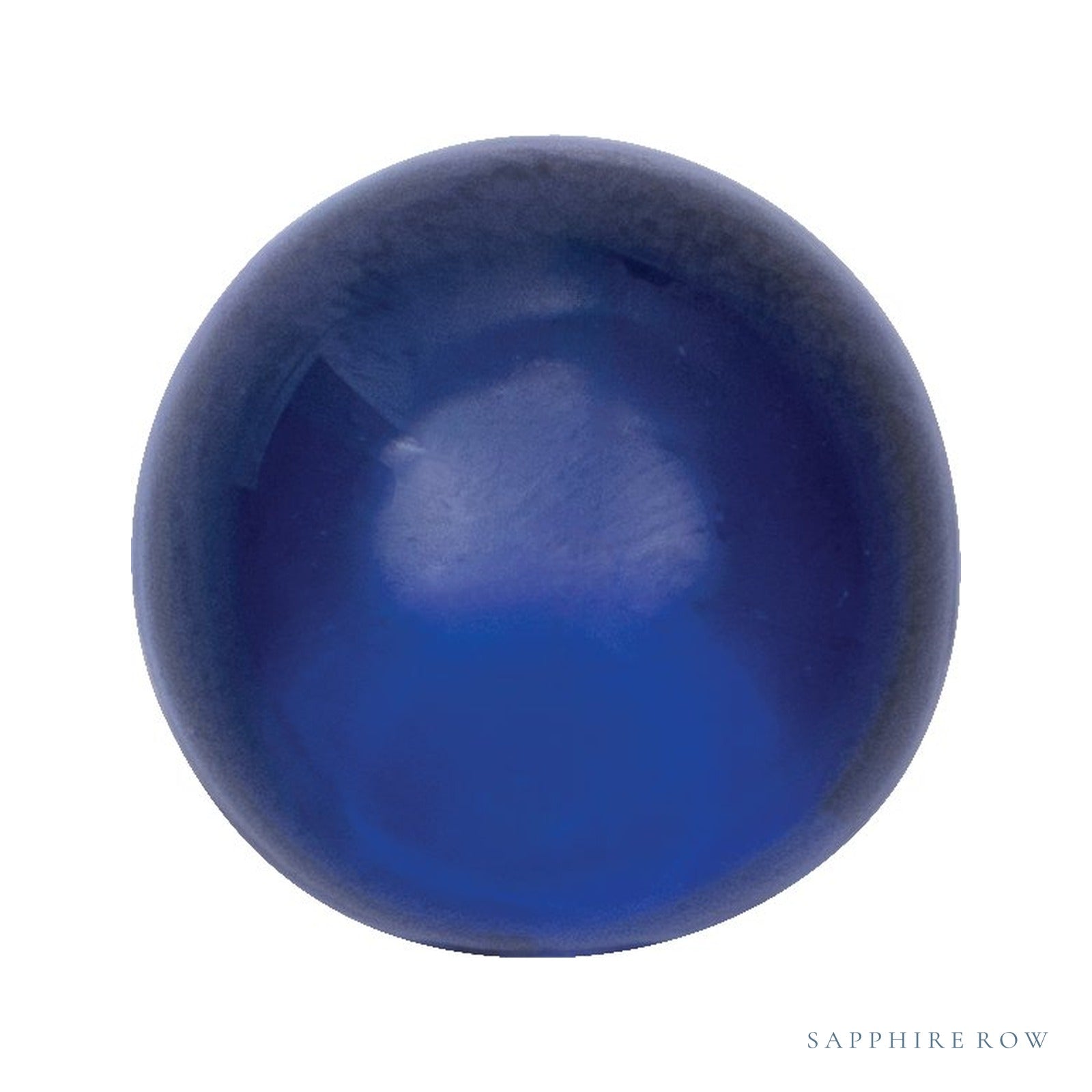2.75 mm lab-grown blue sapphire, round cut | Sapphire Row · cut4