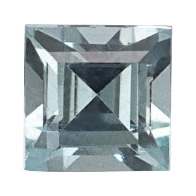 1.75 mm lab-grown aqua sapphire, square cut | Sapphire Row · cut7