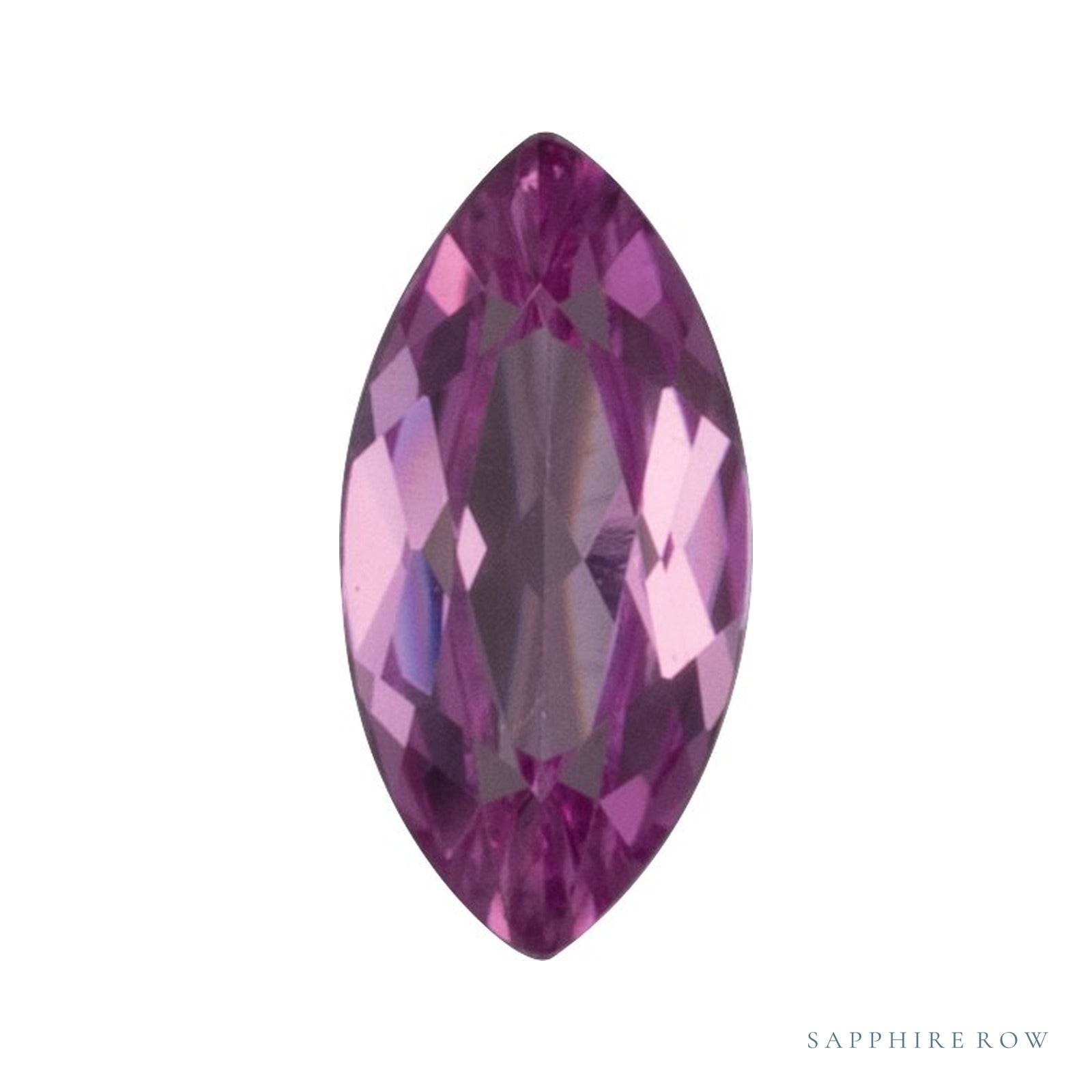 5x3 mm lab-grown pink sapphire, marquise cut | Sapphire Row · cut4